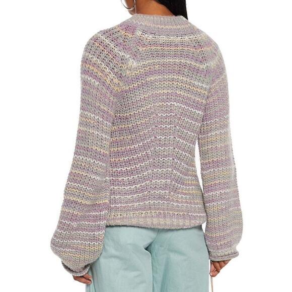 Nicholas Maliya Marled Alpaca Blend Sweater M - Picture 2 of 10